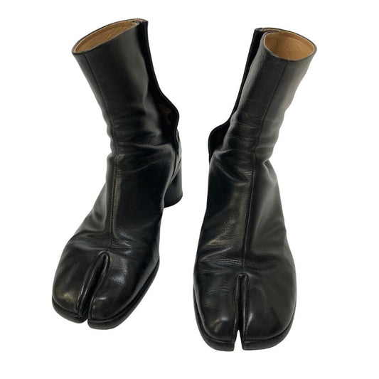 メゾン マルジェラ タビ ブーツ 足袋 6cmヒール ブラック メンズ サイズ42 Maison Margiela TABI 約27.0cm【YB5】