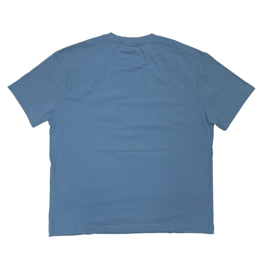極美品◆オフホワイト グラフィック ロゴTシャツ 23SS OWAA089S23JER017 メンズ サイズL ブルー  OFF-WHITE 【AFB19】
