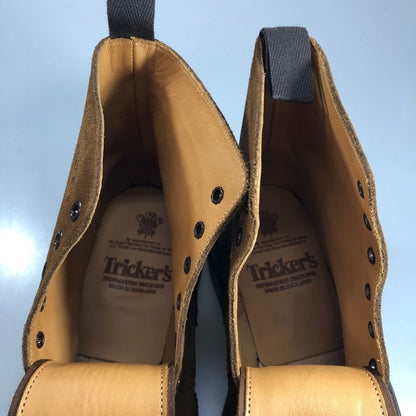 トリッカーズ M2508 ウィングチップ スウェード カントリーブーツ メンズ サイズ 7.5 ブラウン Tricker’ｓ ブーツ 約26.5cm【LA】【中古】