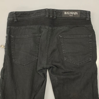 バルマン バイカーデニム グラデーション サイズ29 メンズ BALMAIN 【AFB25】