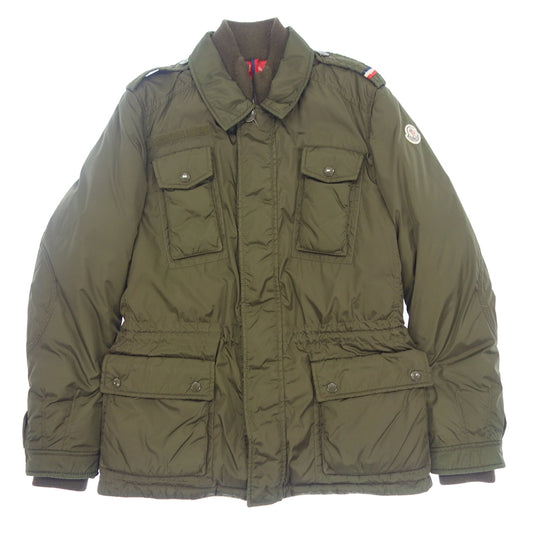 美品◆モンクレール ダウンジャケット メンズ サイズ2 カーキ MONCLER【AFB47】