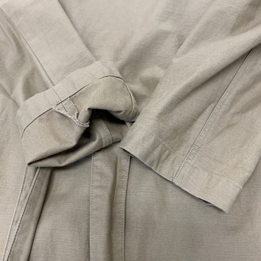 美品◆カモシタ ユナイテッドアローズ ベルテッドコート ベージュ メンズ サイズ48 Camoshita UNITED ARROWS 【AFB22】