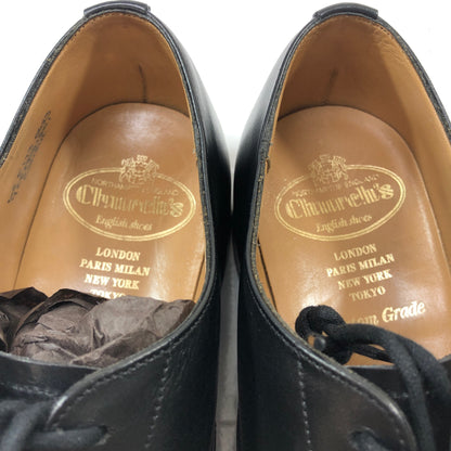 チャーチ コンサル 5都市 ストレートチップ ブラック 173ラスト サイズUK65F Church's ビジネスシューズ 約24.5cm【LA】【中古】