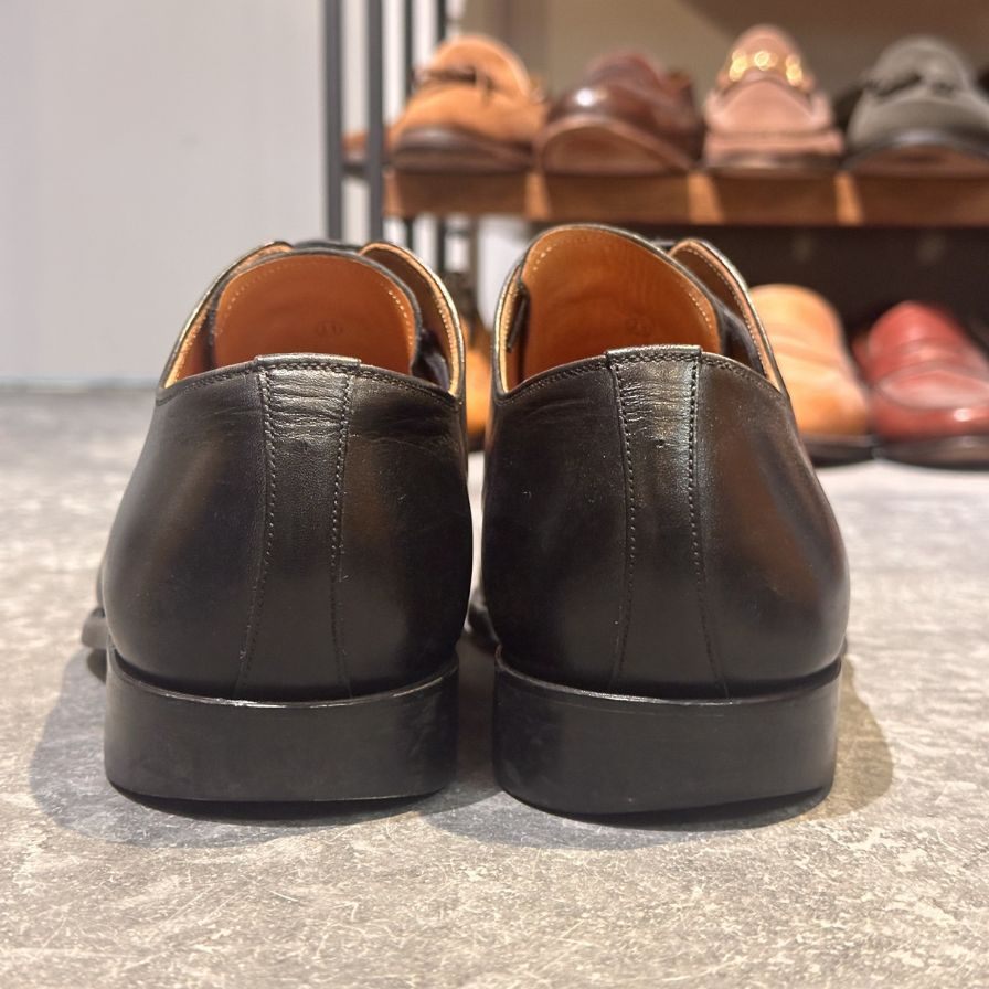 スコッチグレイン レザーシューズ Uチップ F-0353 ブラック メンズ サイズ26EEE SCOTCH GRAIN ビジネスシューズ 約26.0cm【LA】【中古】