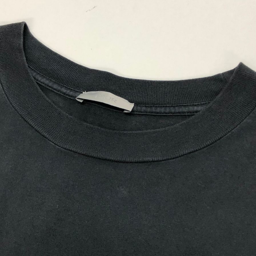 中古◆クリスチャンディオール 24AW 半袖Tシャツ スズラン バックプリント ブラック メンズ サイズM 493J696B0817 DIOR 【AFB13】