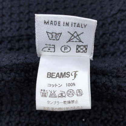 極美品◆クルチアーニ ビームスF別注 ニットジャケット ネイビー メンズ サイズ46 ネイビー CRUCIANI BEAMS F 【AFB46】