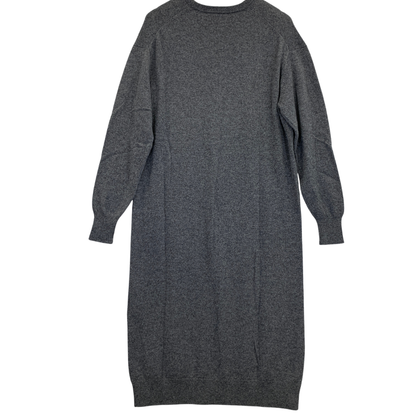 美品◆エヴリディアイライク カシミア100% ロングニット ワンピース レディース サイズF グレー EVERYDAY I LIKE 【AFB44】