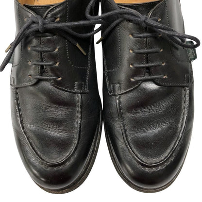 パラブーツ レザーシューズ シャンボード Uチップ カーフ ブラック メンズ サイズUK6.5F Paraboot CHAMBORD 約26.5cm【AFC43】
