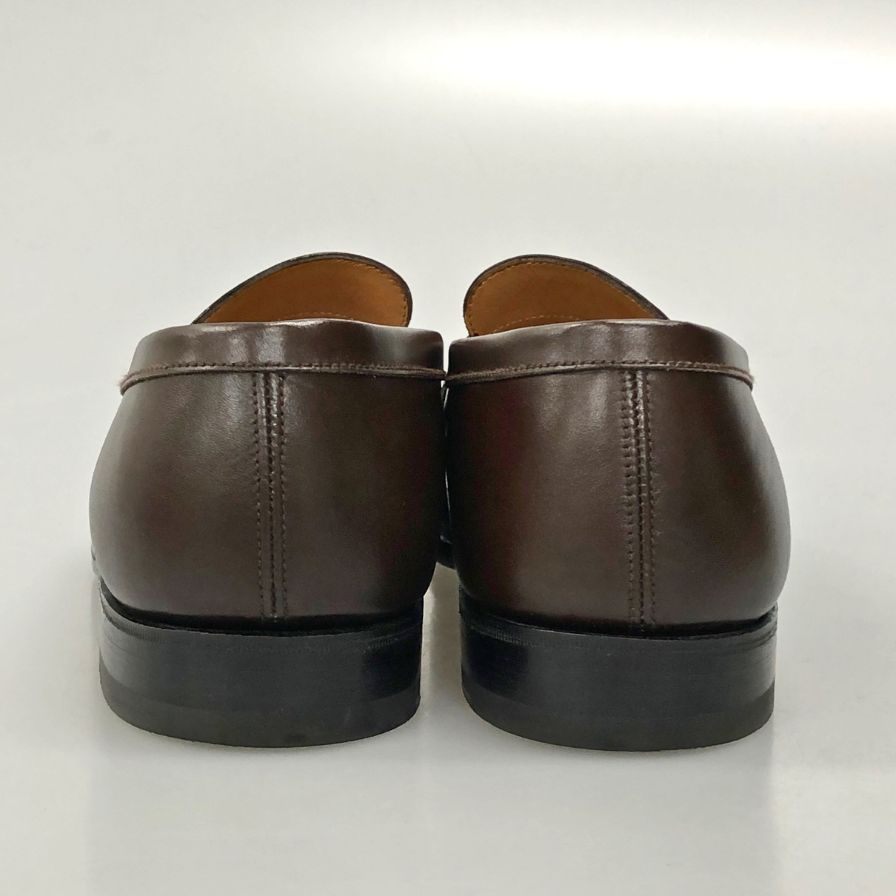 ジェイエムウエストン レザーシューズ ローファー 180 シグネチャー メンズ サイズ6D ブラウン J.M.WESTON ローファー 約25.5cm【LA】【中古】