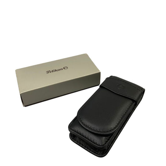 ペリカン ペンケース 万年筆ケース 3本差し レザー ブラック Pelikan【AFI22】【中古】