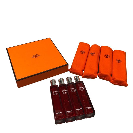 エルメス 香水 オードゥ ルバーブ エカルラット コロン 15ml 4本セット HERMES【AFI29】【中古】