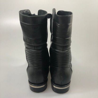 ヒューゴボス レースアップ ブーツ メンズ サイズ9 ブラック HUGO BOSS 約27.0cm【AFC9】
