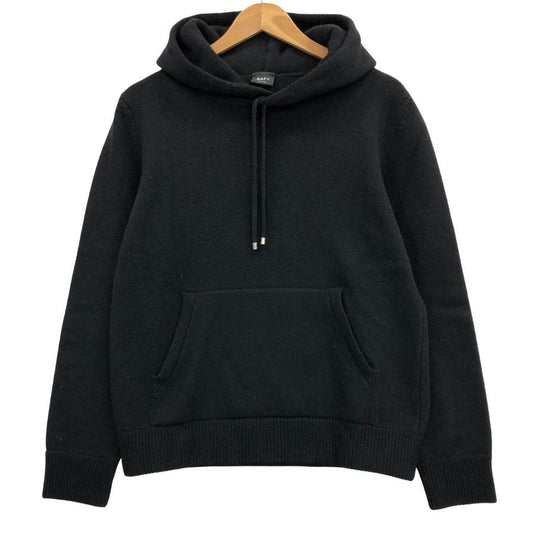 美品◆バフィー パーカー ニット パーカー メンズ ブラック サイズ 44 BAFY 【AFB12】