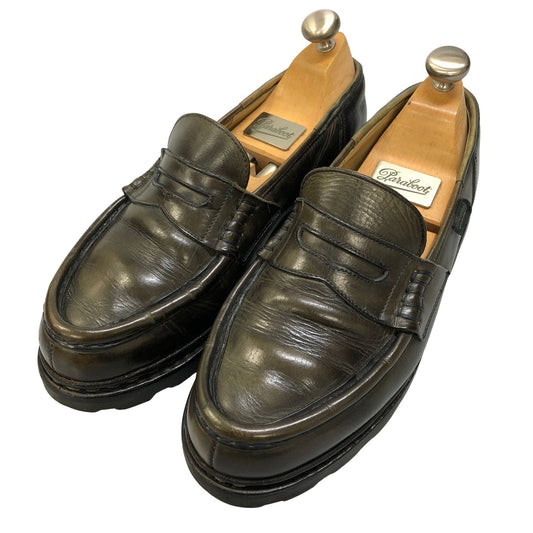パラブーツ レザージューズ  ローファー ランス メンズ ダークブラウン系 サイズ不明 PARABOOT REIMS ローファー 約cm【LA】【中古】