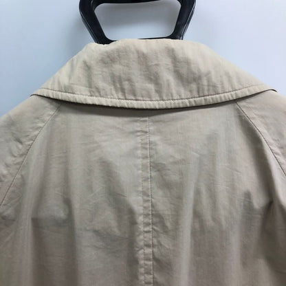 美品◆バーバリー バルカラーコート 90S 旧タグ ベージュ ナイロン混 メンズ サイズ160  Burberry 【AFB36】