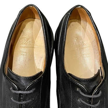 パラブーツ レザーシューズ シャンボード Uチップ カーフ ブラック メンズ サイズUK6F Paraboot CHAMBORD ビジネスシューズ 約24.5cm【LA】【中古】
