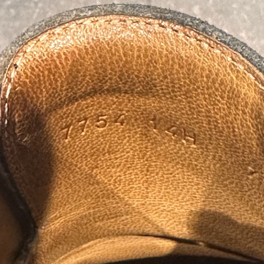 パラブーツ ウィリアム レザーシューズ ダブルモンク ダークネイビー サイズUK7 メンズ PARABOOT ビジネスシューズ 約25.5cm【LA】【中古】