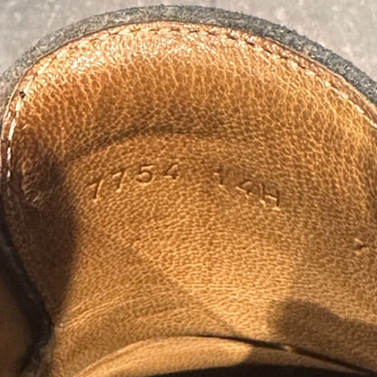パラブーツ ウィリアム レザーシューズ ダブルモンク ダークネイビー サイズUK7 メンズ PARABOOT ビジネスシューズ 約25.5cm【LA】【中古】