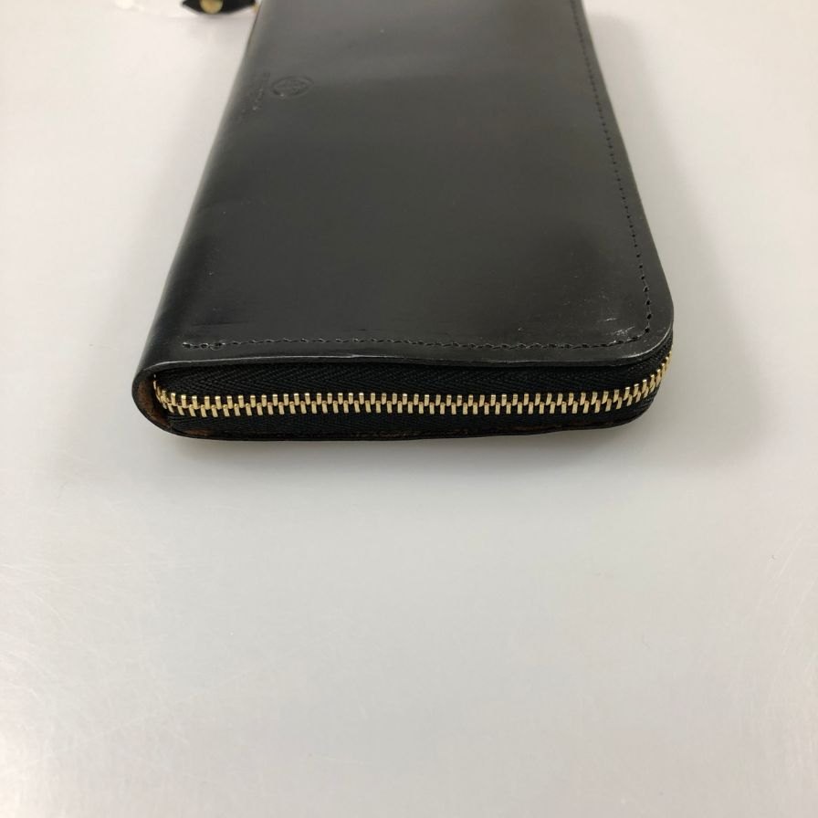 グレンロイヤル 長財布 ラウンドジップ ブライドルレザー ブラック ゴールド金具 GLENROYAL【AFI1】