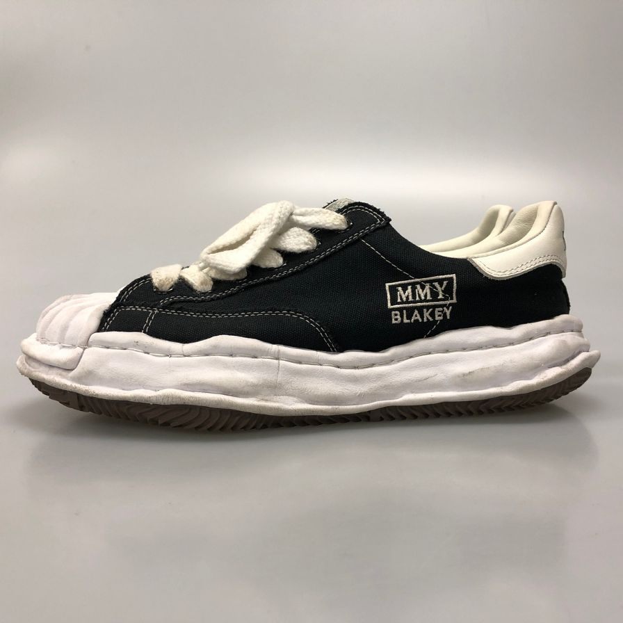 メゾンミハラヤスヒロ ローカットスニーカー ブレイキー ブラック メンズ サイズ44 A08FW735 Maison MIHARA YASUHIRO BLAKEY 約29.0cm【AFC3】