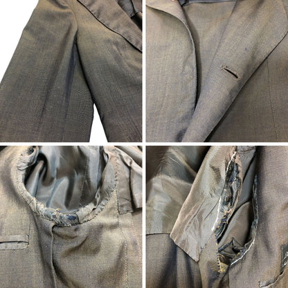 ラベラサルトリアナポレターナ 2B スーツ セットアップ ブラウン サイズ44 メンズ イタリア製 La Vera Sartoria Napoletana【AFB36】