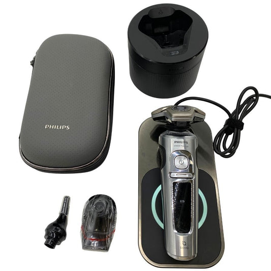 フィリップス 2024年製 電気シェーバー S9000 Prestige 回転式 シルバー SP9885/36 PHILIPS【AFI28】【中古】