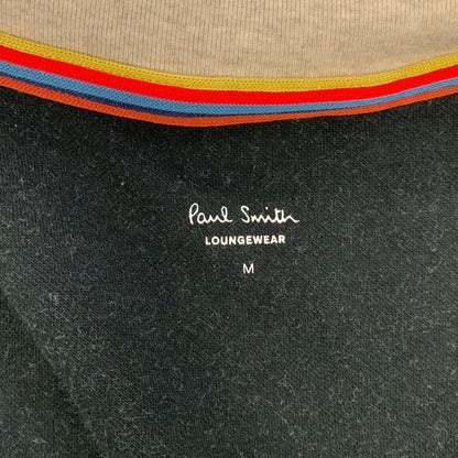 美品◆ポールスミス ジップアップカーディガン ボーダー柄 メンズ サイズM Paul Smith 【AFB19】