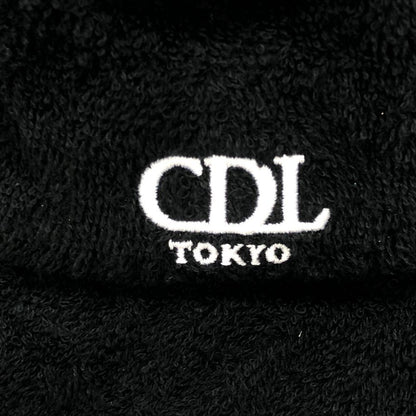 シーディーエル バケットハット ワンポイントロゴ パイル生地 ブラック ユニセックス サイズM CDL TOKYO【AFI20】