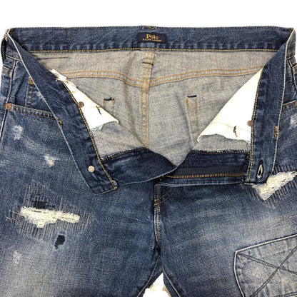 ポロ ラルフローレン パッチデニム 710738731001 メンズ W36L32 インディゴ POLO RALPH LAUREN 【AFB36】