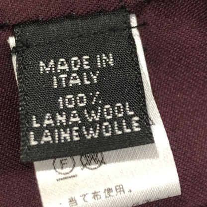アットヴァンヌッチ ネクタイ 無地 シルク ボルドー メンズ Atto Vannucci【AFI5】