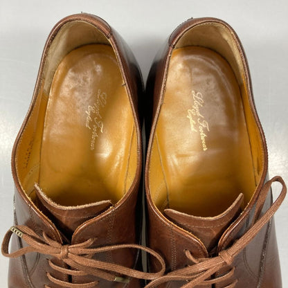 ロイドフットウェア レザーシューズ ストレートチップ カーフ 1213 ブラウン サイズUK7E  Lloyd Footwear ビジネスシューズ 約26.0cm【LA】【中古】