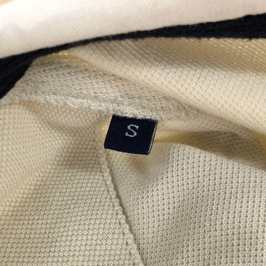 美品◆ノーブランド ロゴ ポロシャツ サイズS No Brand 【AFB13】