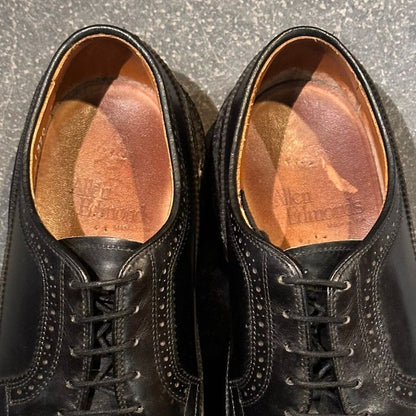 アレンエドモンズ フルブローグ カーフ ブラック サイズ6.5E メンズ Allen Edmonds ビジネスシューズ 約24.5cm【LA】【中古】