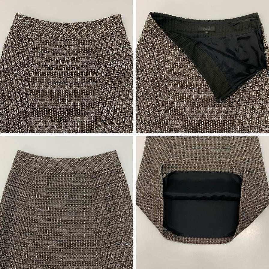 美品◆バーバリーブラックレーベル セットアップ ツイード サイズ38 BURBERRY BLACK LABEL 【AFB10】