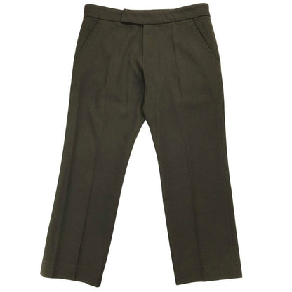 ヨウジヤマモト スラックス ウール オリーブ メンズ サイズ1 FV-P30-526 yohji yamamoto femme 【AFB22】