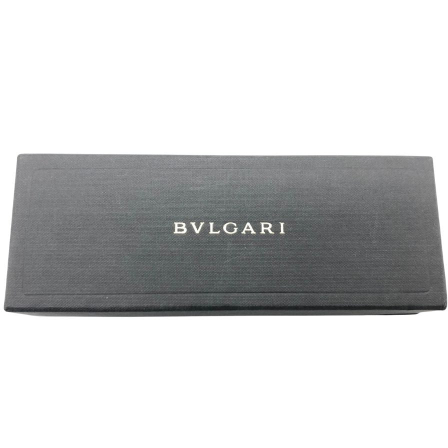 状况良好 ◆ 宝格丽 B 零一圆珠笔扭纹银色和黑色 BVLGARI [AFI3] 