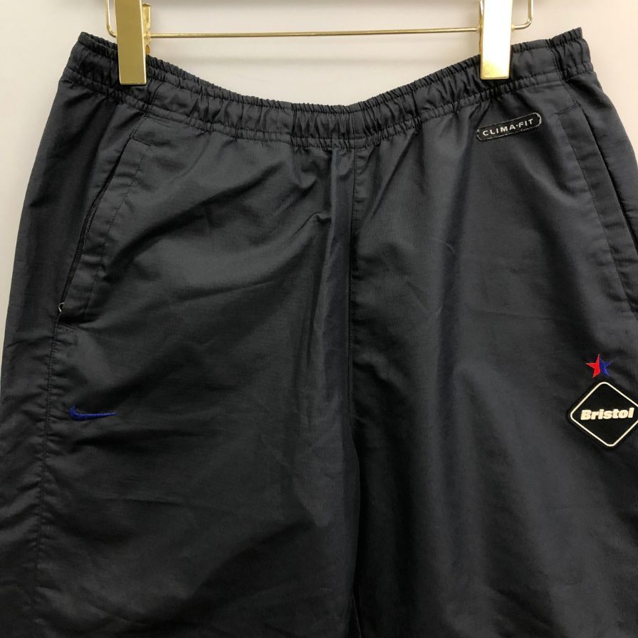 エフシー レアル ブリストル×ナイキ ストレートパンツ 裾ジップ ブラック メンズ サイズS F.C.R.B. F.C.Real Bristol×NIKE 【AFB9】