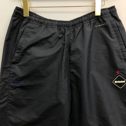 エフシー レアル ブリストル×ナイキ ストレートパンツ 裾ジップ ブラック メンズ サイズS F.C.R.B. F.C.Real Bristol×NIKE 【AFB9】