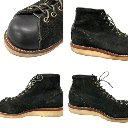 チペワ モンキーブーツ 90059 スエード ブラック サイズ7EE メンズ CHIPPEWA 約25.0cm【AFC7】