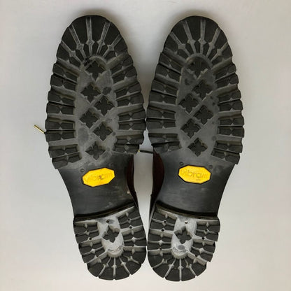 ウェン レースアップシューズ Uチップ ブラウン メンズ サイズ7 WHEN 約25.0cm【AFD9-2】