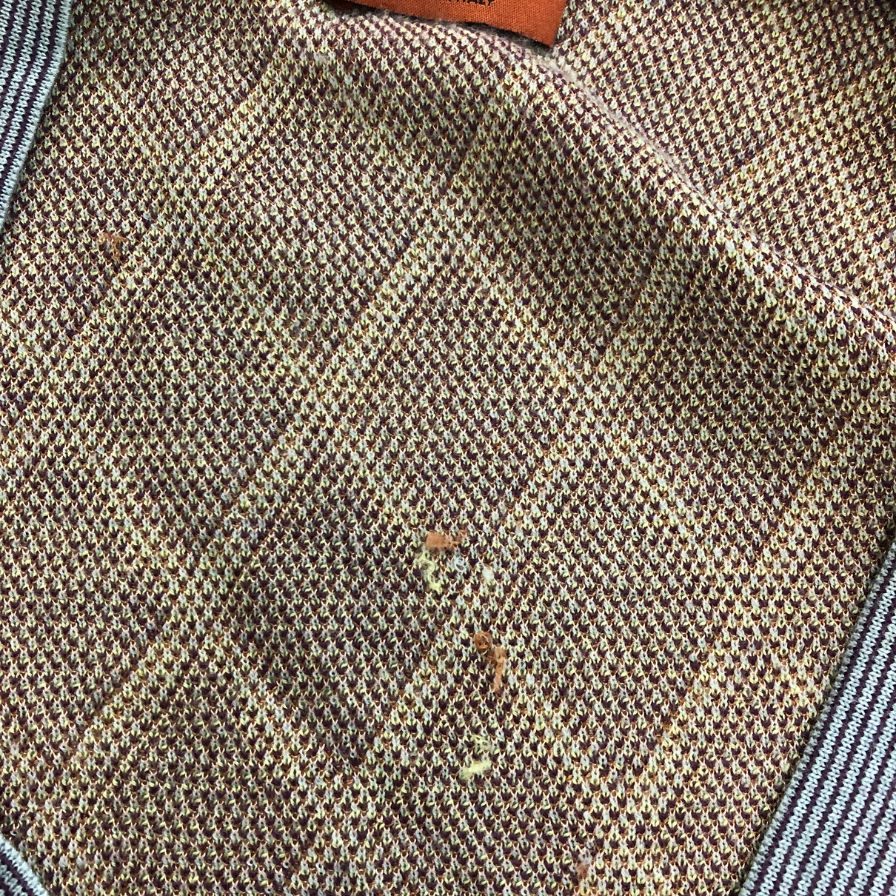美品◆ミッソーニ カーディガン 総柄 グレー メンズ サイズ52 MISSONI 【AFB12】
