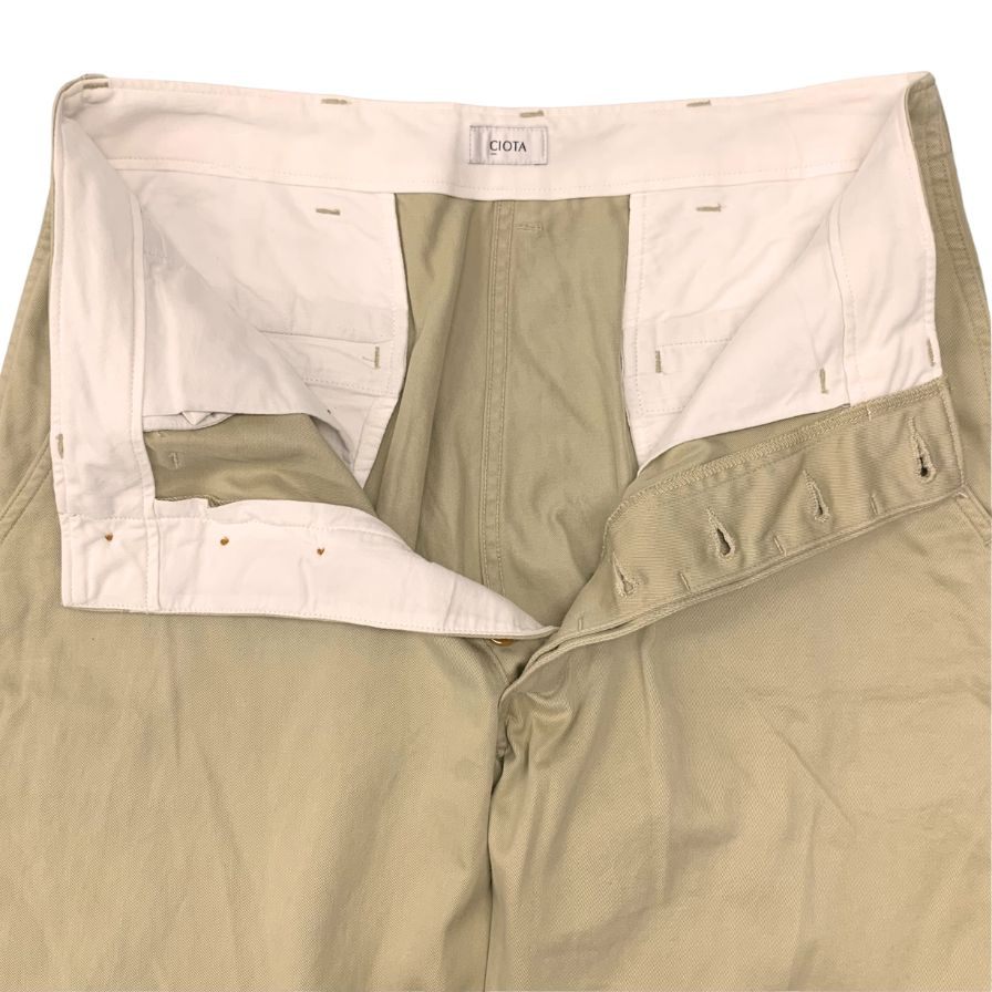 CIOTA シオタ スピンコットン チノパンツ bshop ビショップ匿名配送 CIOTA チノパン 入荷です!! | andPheb Staff Blog