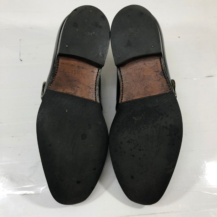 クロケット＆ジョーンズ PORTSMOUTH シングルモンク カーフ ブラック サイズUK6E メンズ Crockett & Jones 約24.5cm【YB6】