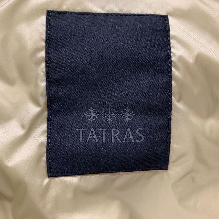 美品◆タトラス ダウンジャケット ボエシオ MTAT21A4566-D ベージュ メンズ サイズ01 TATRAS BOESIO 【AFB1】