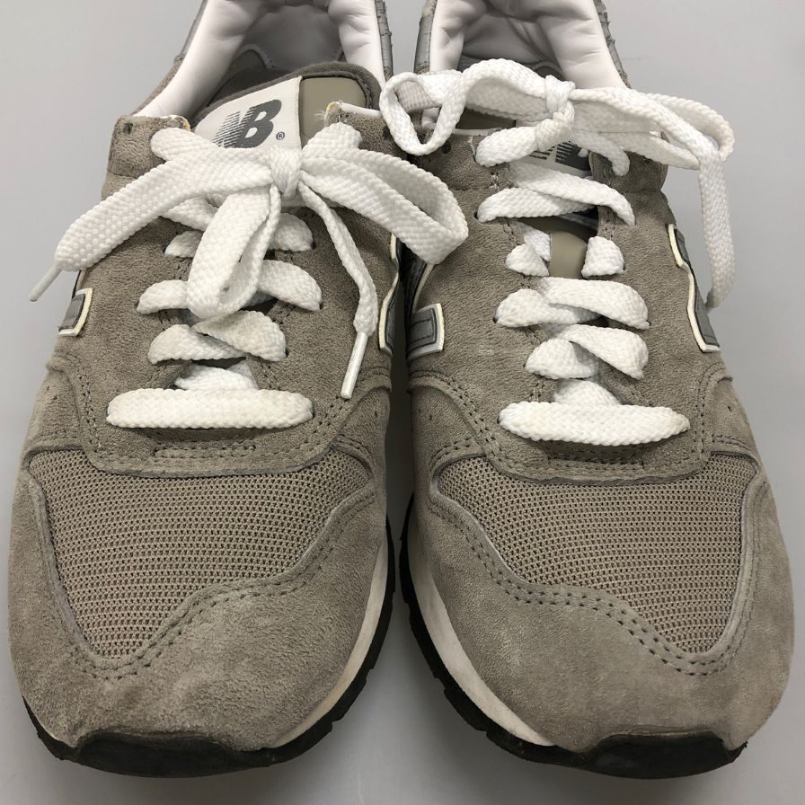 ニューバランス スニーカー M995GR USA製 スウェード メッシュ メンズ サイズ25.5cm グレー  new balance 約25.5cm【AFD15】