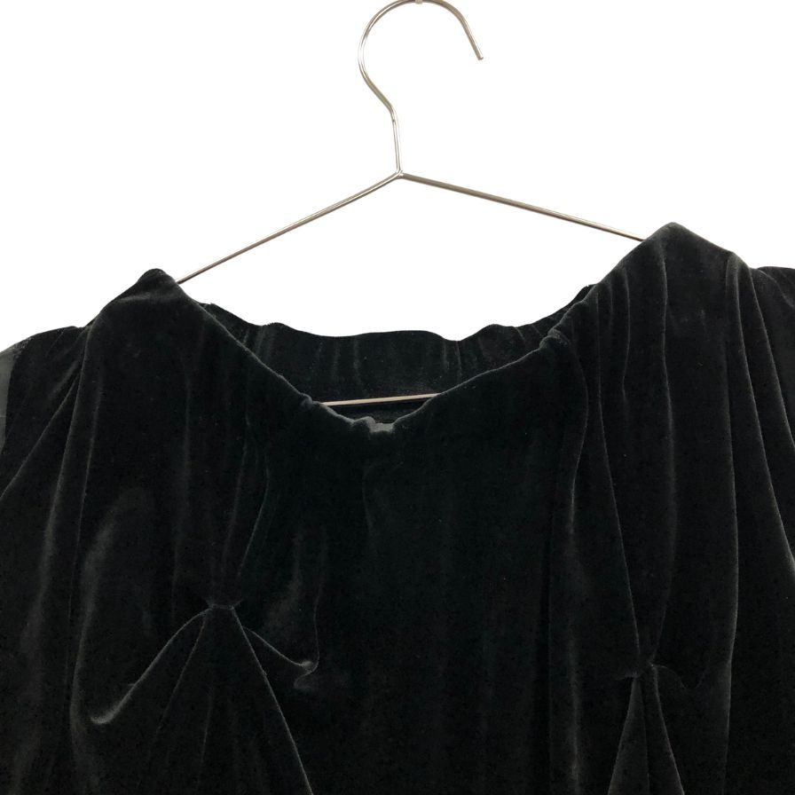 ベロア ノワールバイフォクシー ニューヨーク ベロア スカート レディース ブラック サイズ38 VELOUR NOIR by FOXEY NEWYORK【AFB37】