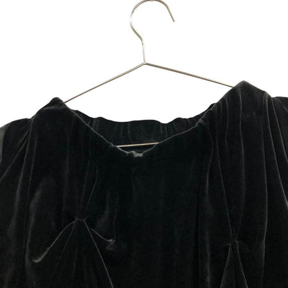 ベロア ノワールバイフォクシー ニューヨーク ベロア スカート レディース ブラック サイズ38 VELOUR NOIR by FOXEY NEWYORK【AFB37】