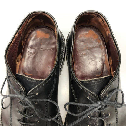 ローグ×ミハラヤスヒロ レザーシューズ ウイングチップ メンズ サイズ8.5F ブラック Loake×MIHARA YASUHIRO 約27.0cm【AFD13】