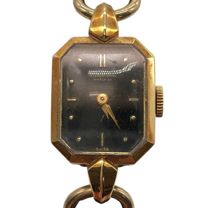 インターナショナルウォッチカンパニー 手巻き時計 ヴィンテージ ゴールド レディース IWC【AFI2】