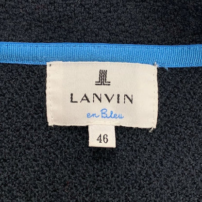 中古◆ランバン オン ブルー ジャケット ポリエステル メンズ ネイビー サイズ 46 LANVIN 【AFB9】